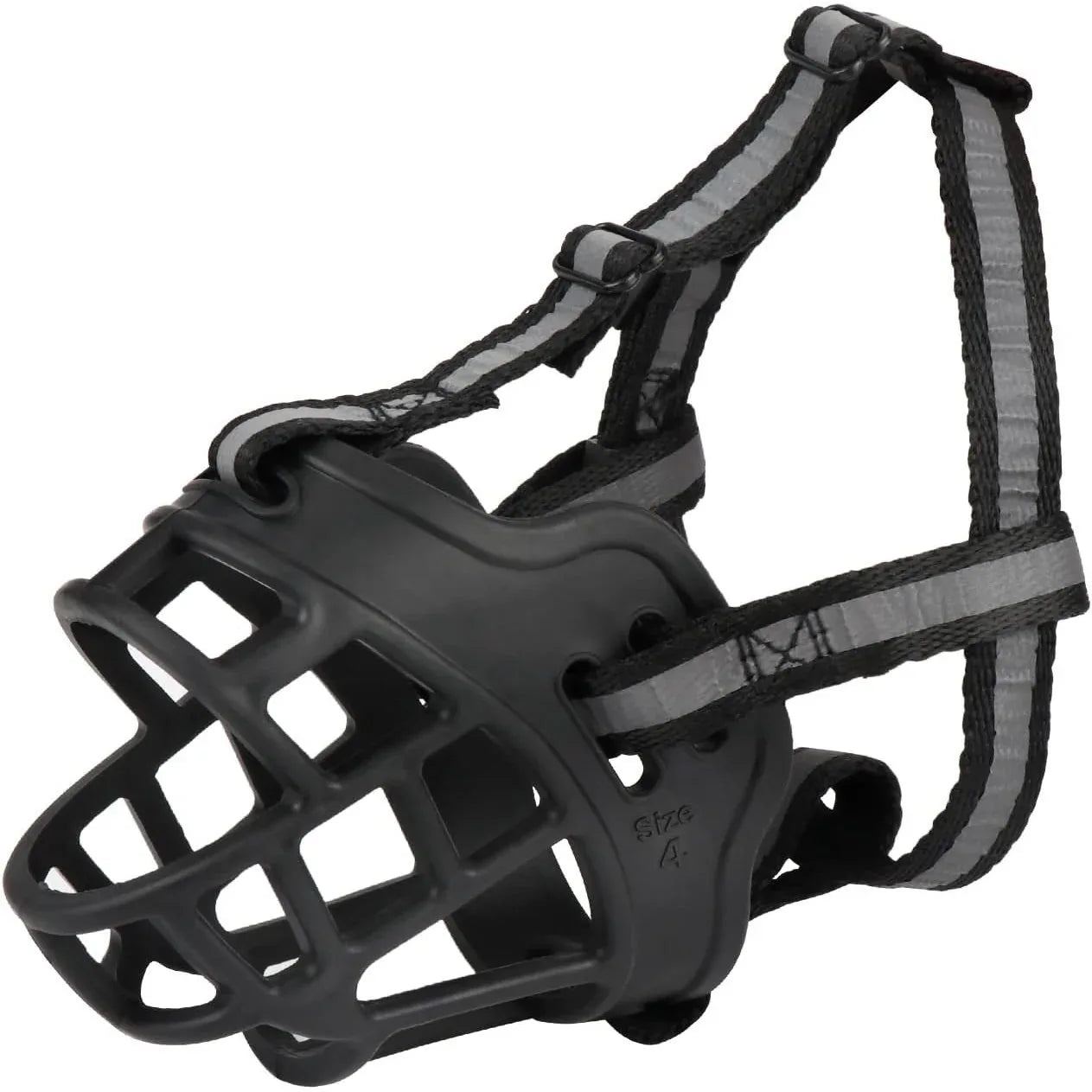 Soft Silicone Basket Dog Muzzle - Prevents Biting, Barking, Chewing - Gomix Brands Outlet